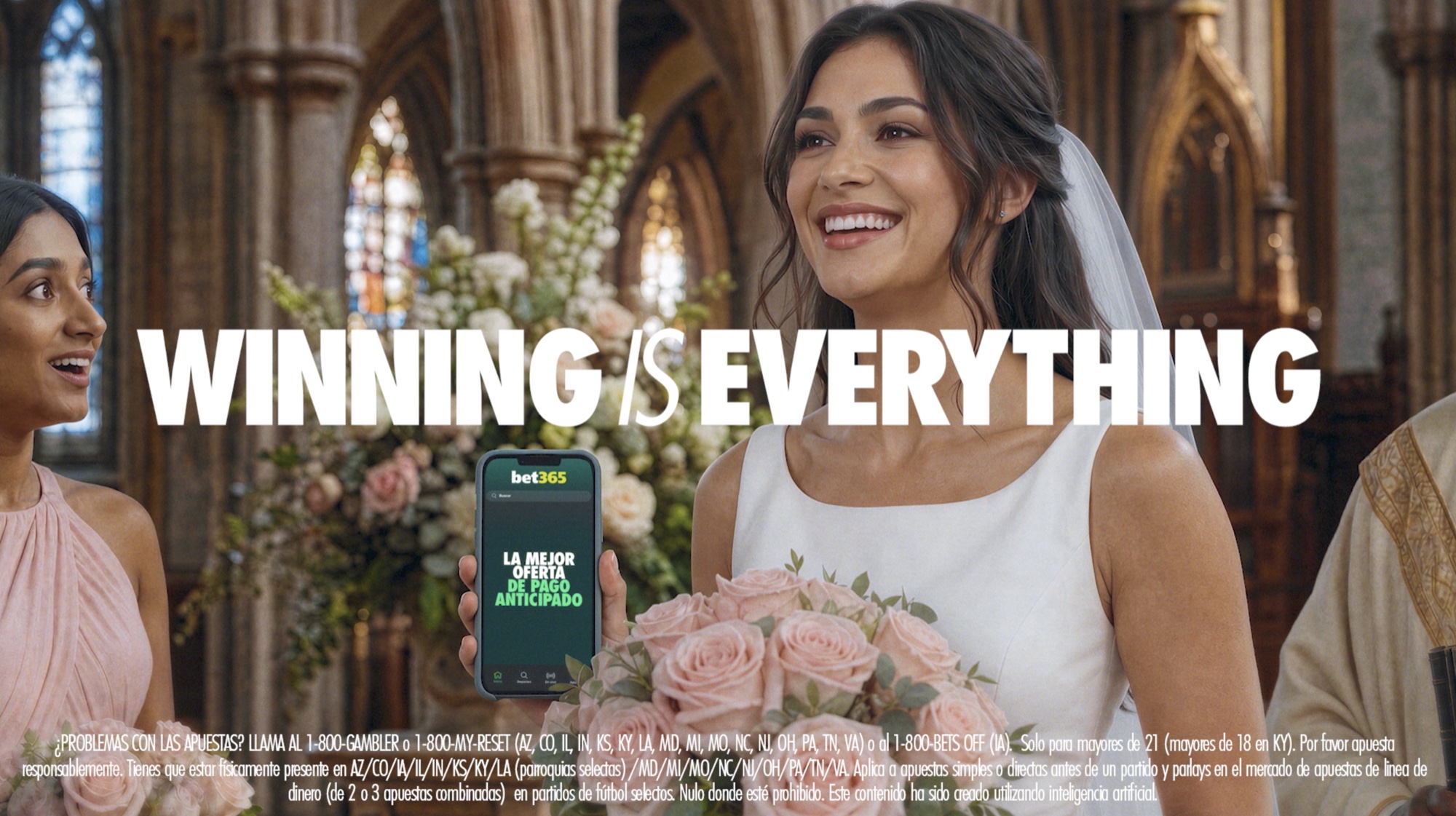 bet365 Winning Is Everything AI commercial, Spanish version